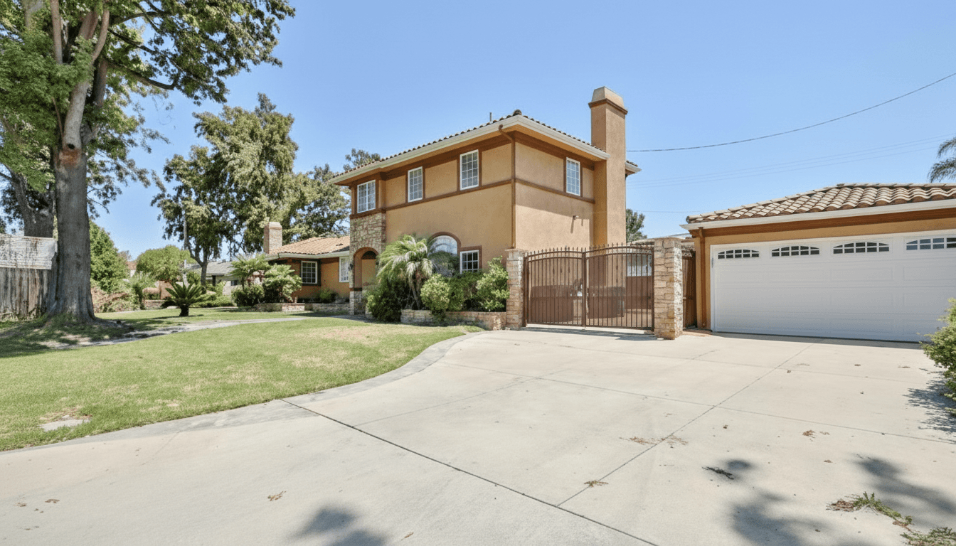 4704 E Centralia St — gated front exterior and corner lot